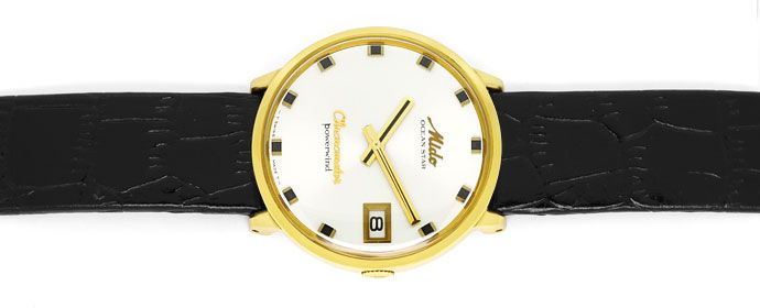 Foto 1 - Mido Oceanstar Powerwind Chronometer Herrenuhr 14K Gold, U2187